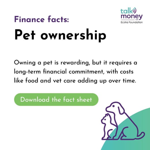 Talk Money Pet ownership fact sheet