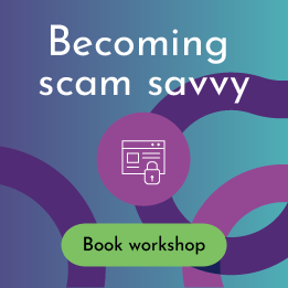 Becoming scam savvy thumbnail
